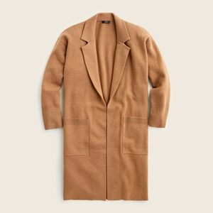 J. Crew Ella Coatigan in tan size Large